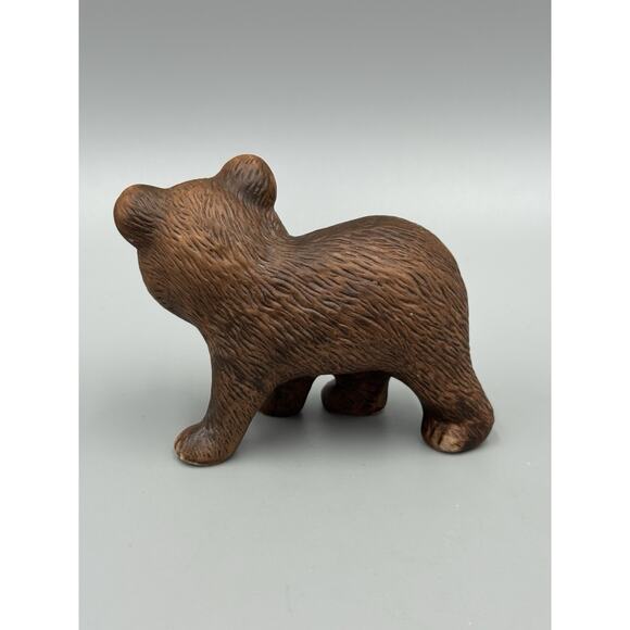 Vintage Homco Home Interiors #1414 Set of 3 Brown Bear Cubs Figurines - Picture 8 of 14